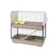 Image de Cage Caesar deluxe chrome/gris 100x50x97cm
