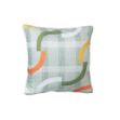 Image de Coussin décoratif avec passepoil orange