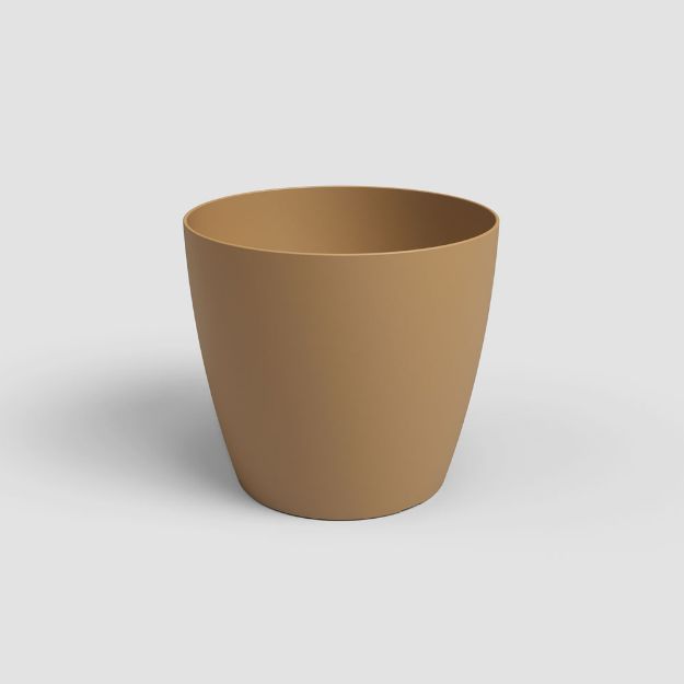Image de POT SAN REMO MATE 9CM MOUTARDE