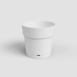Image de POT CAPRI LARGE RÉS. EAU 50CM BLANC