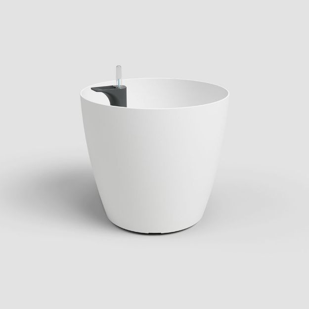Image de POT SAN REMO MATE 36CM AUTO-ARROSAGE BLANC
