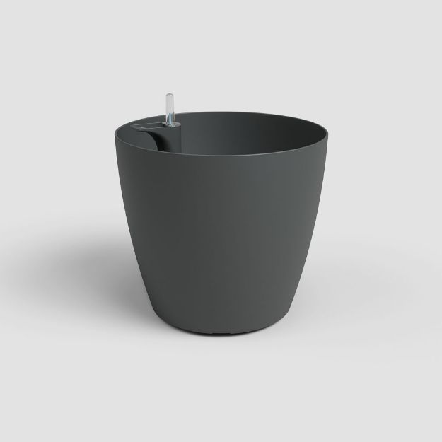 Image de POT SAN REMO MATE 42CM AUTO-ARROSAGE ANTHRACITE