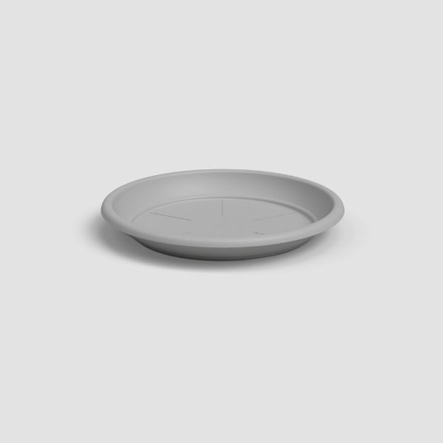 Image de SOUCOUPE RONDE 22CM GRIS CLAIR