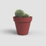 Image de POT CAPRI 18CM ROUGE FONCÉ