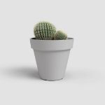 Image de POT CAPRI 18CM GRIS CLAIR
