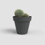 Image de POT CAPRI 18CM ANTHRACITE