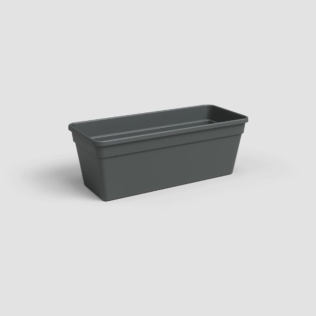 Image de JARDINIÈRE MADAGASCAR 40CM ANTHRACITE