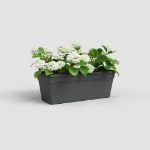 Image de JARDINIÈRE MADAGASCAR 40CM ANTHRACITE