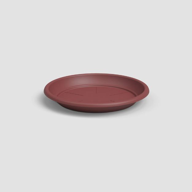 Image de SOUCOUPE RONDE 40CM ROUGE FONCÉ