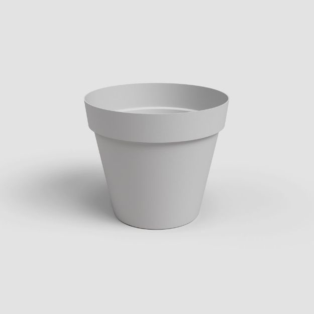 Image de POT CAPRI 25CM GRIS CLAIR