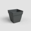 Image de POT CAPRI CARRÉ 35CM ANTHRACITE