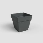 Image de POT CAPRI CARRÉ 35CM ANTHRACITE