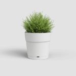 Image de POT CAPRI LARGE RÉS. EAU 50CM BLANC
