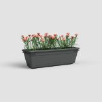 Image de KIT BALCON JARDINIÈRE VENEZIA RE 60CM ANTHRACITE
