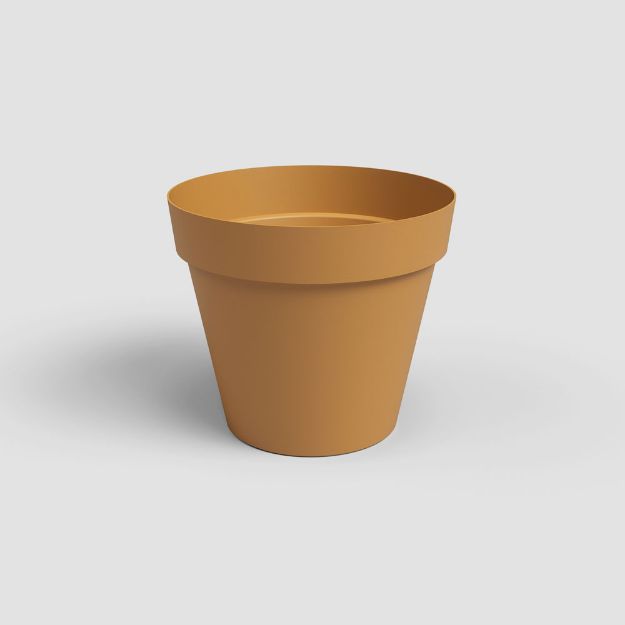Image de POT CAPRI 25CM JAUNE MIEL