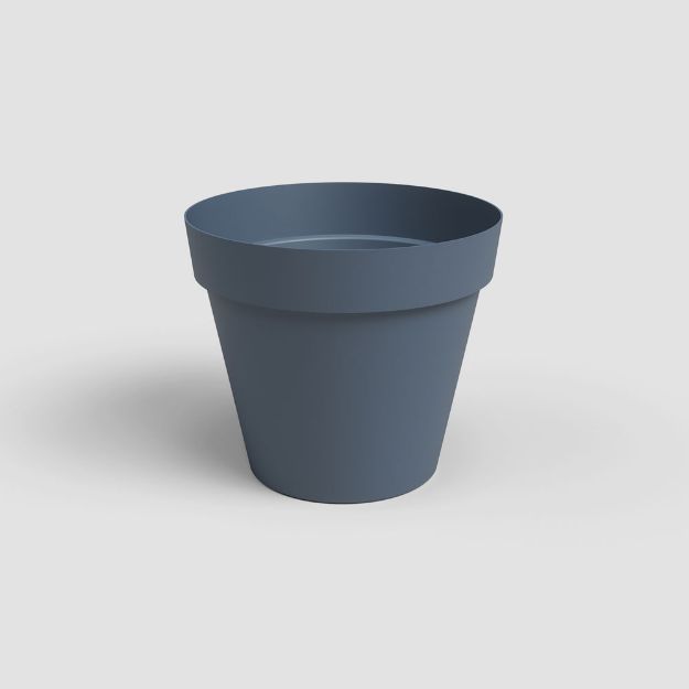 Image de POT CAPRI 30CM BLEU ARDOISE