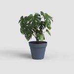 Image de POT CAPRI 30CM BLEU ARDOISE