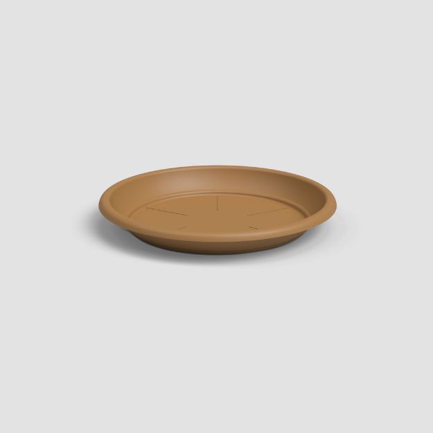 Image de SOUCOUPE RONDE 26CM JAUNE MIEL
