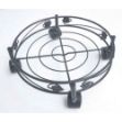 Image de Roule pot fil métal noir  Metal Ø 0,32m